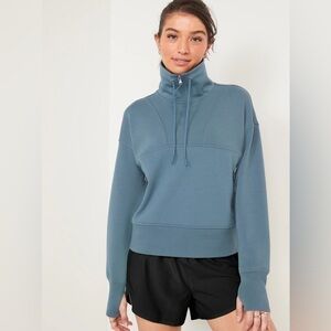 NWT! Ocean-Shale Dynamic Fleece Half-Zip Sweatshirt - Size 3X